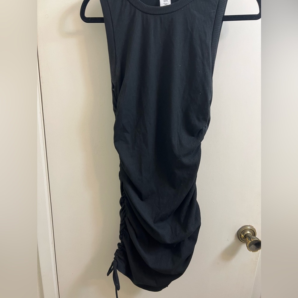 Imagenation RACER NECK RUCHED MINI DRESS - Picture 4 of 6